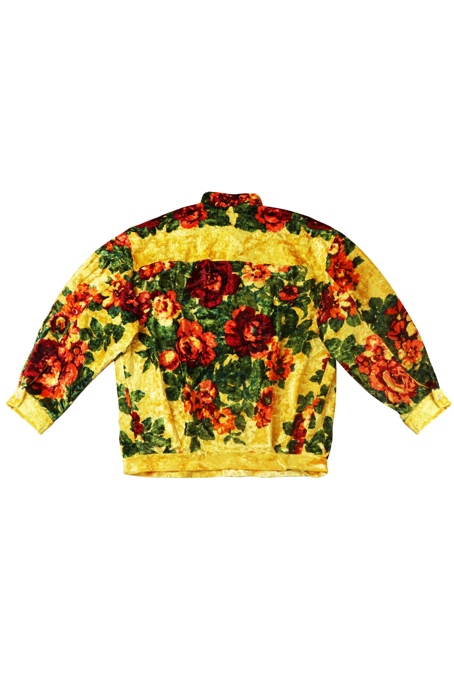 Yellow Floral Bomber Tapestry