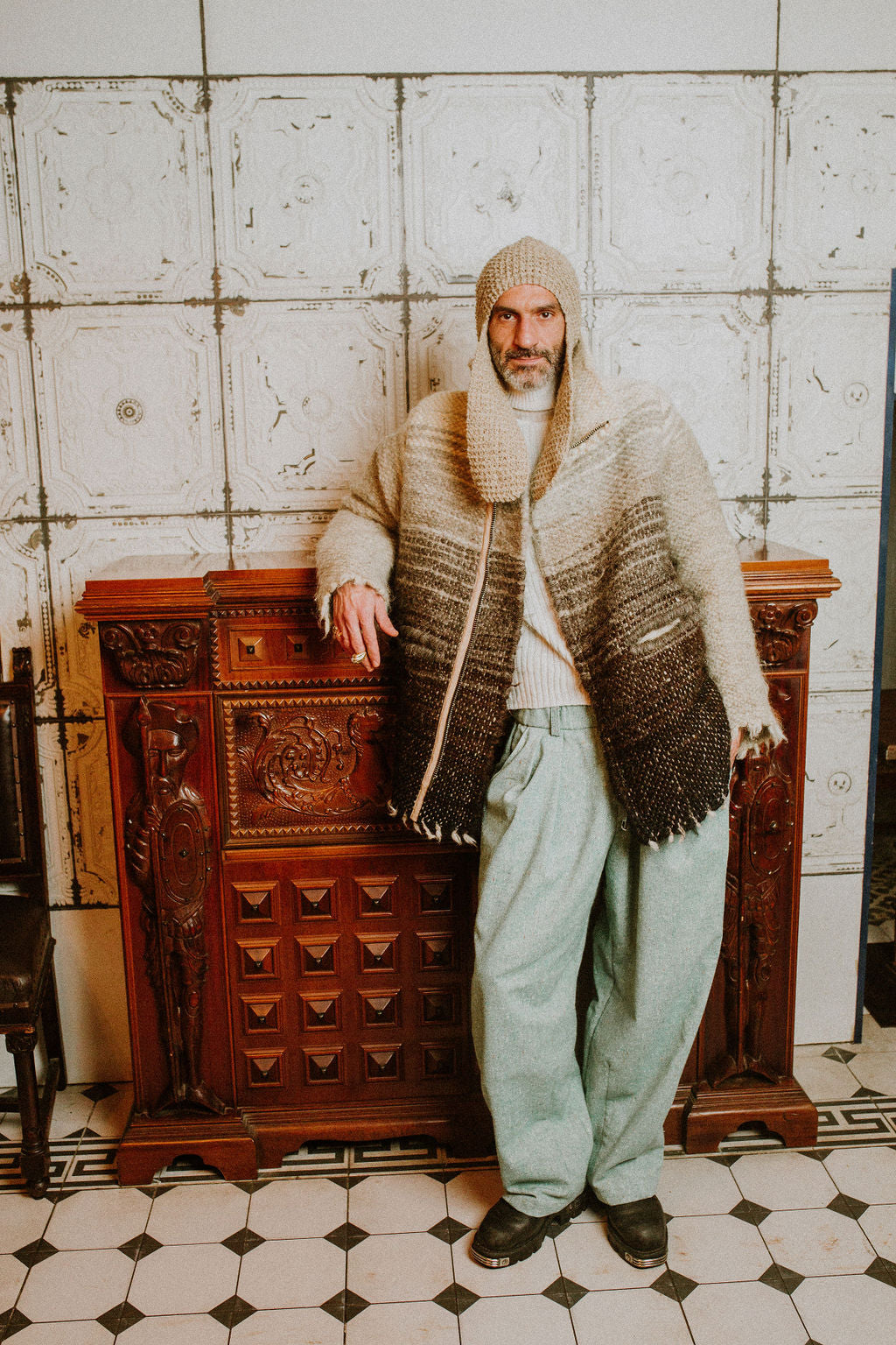 Wool pants