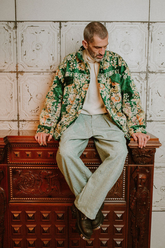 Bomber Tapestry Green