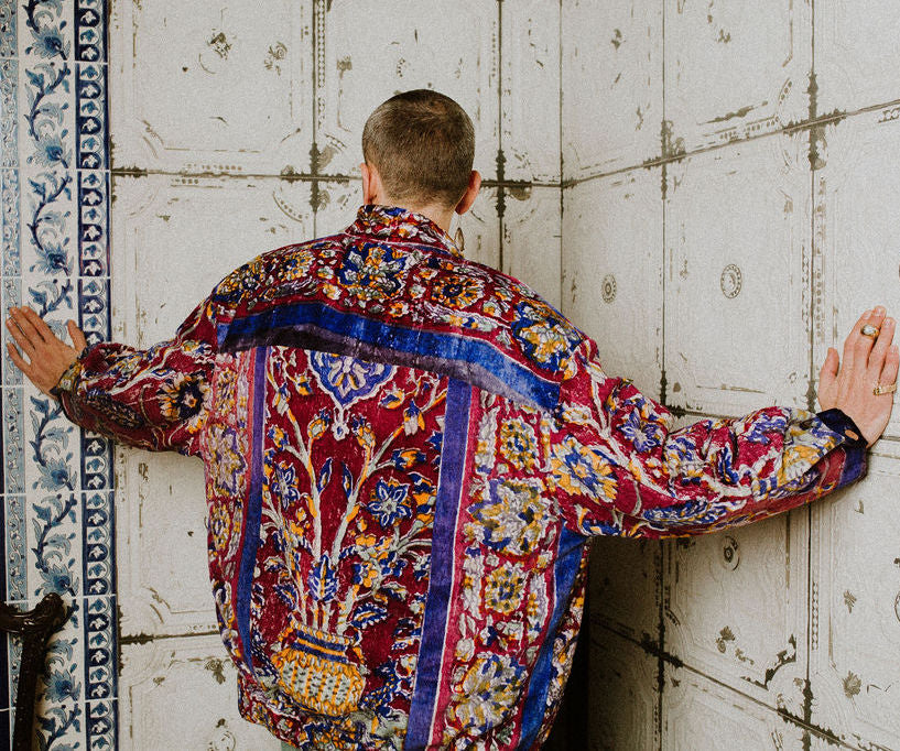 Pink Bomber Tapestry