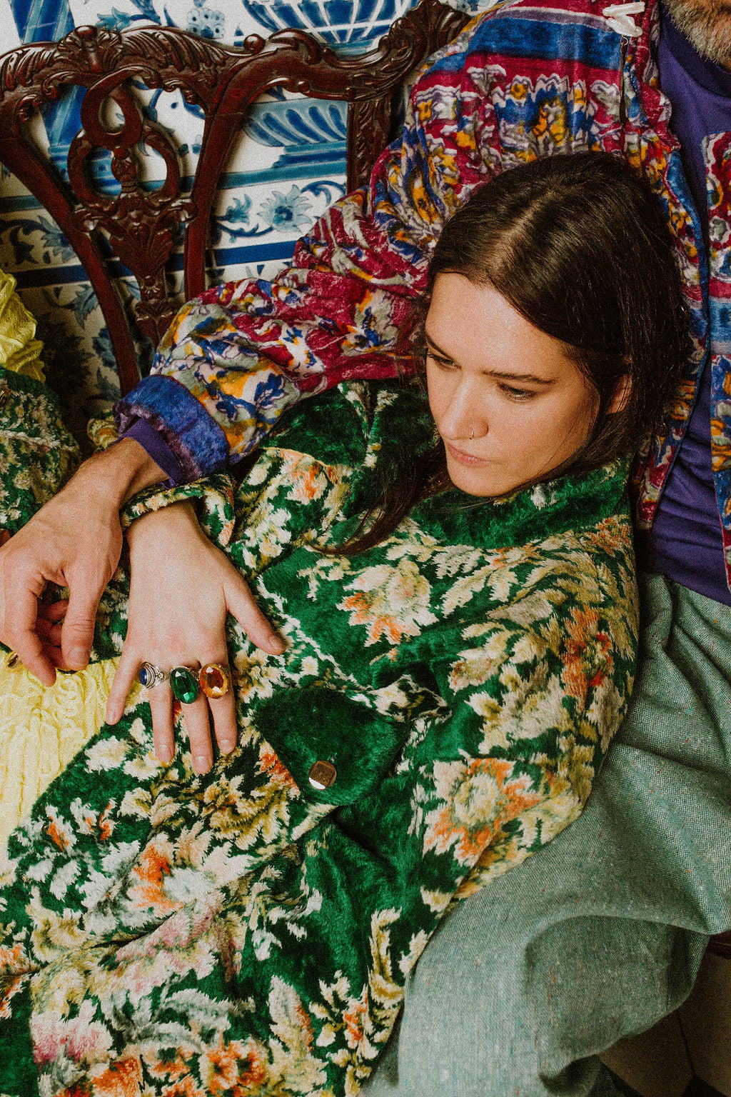 Bomber Tapestry Green