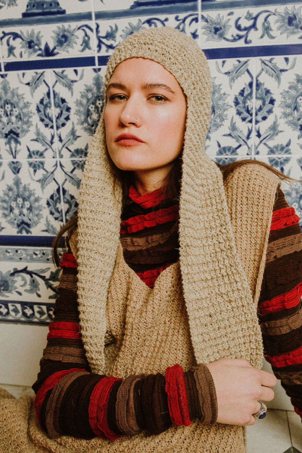 Handmade wool hat
