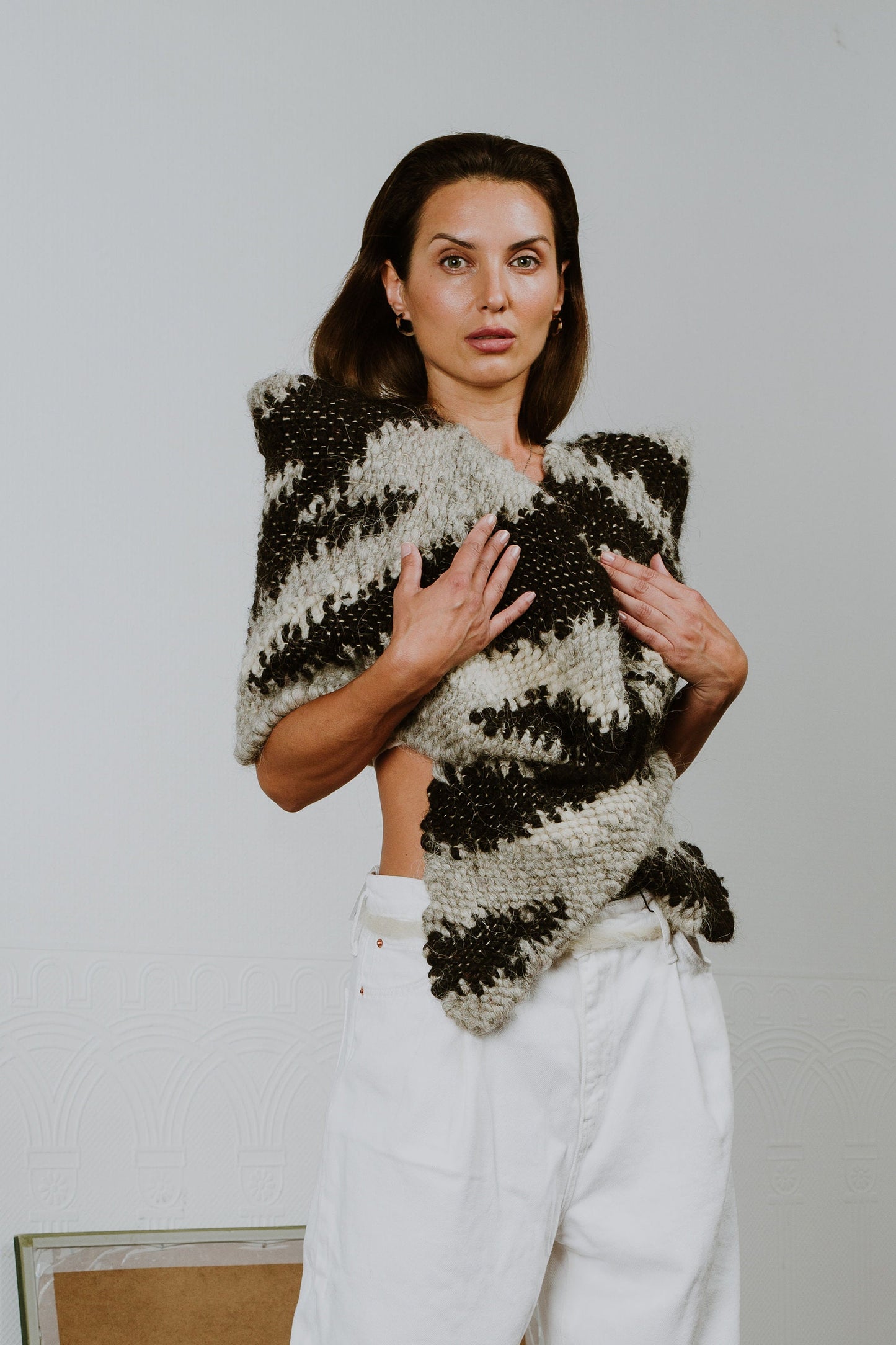 Grey wings cape