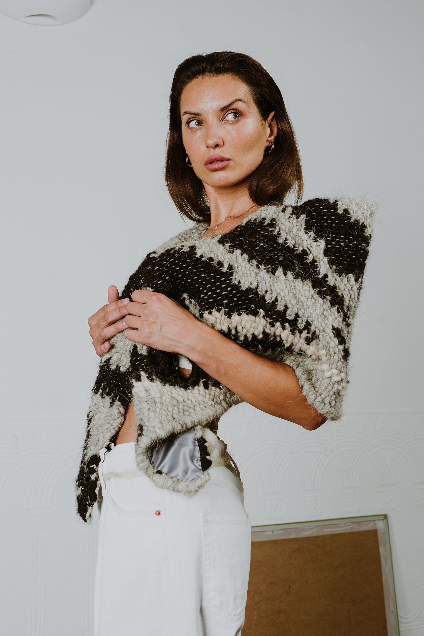 Grey wings cape