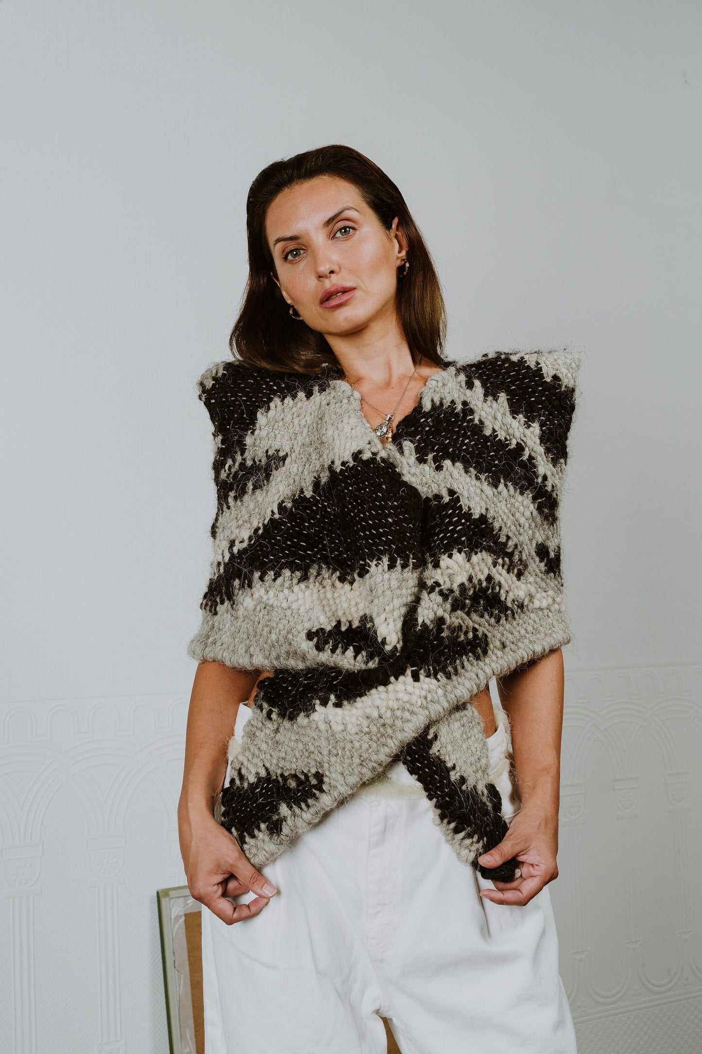 Grey wings cape