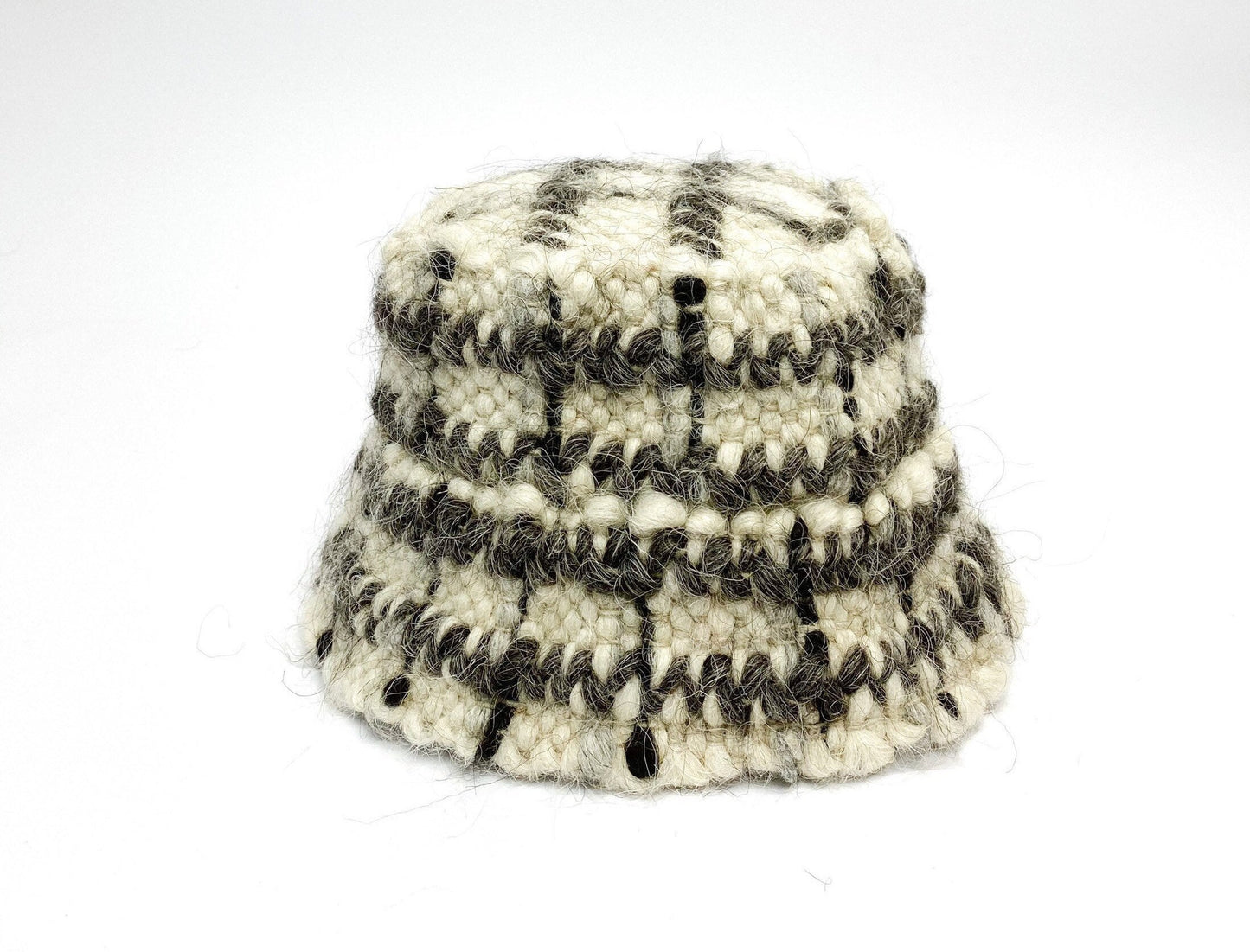 Plaid Wool Bucket Hat