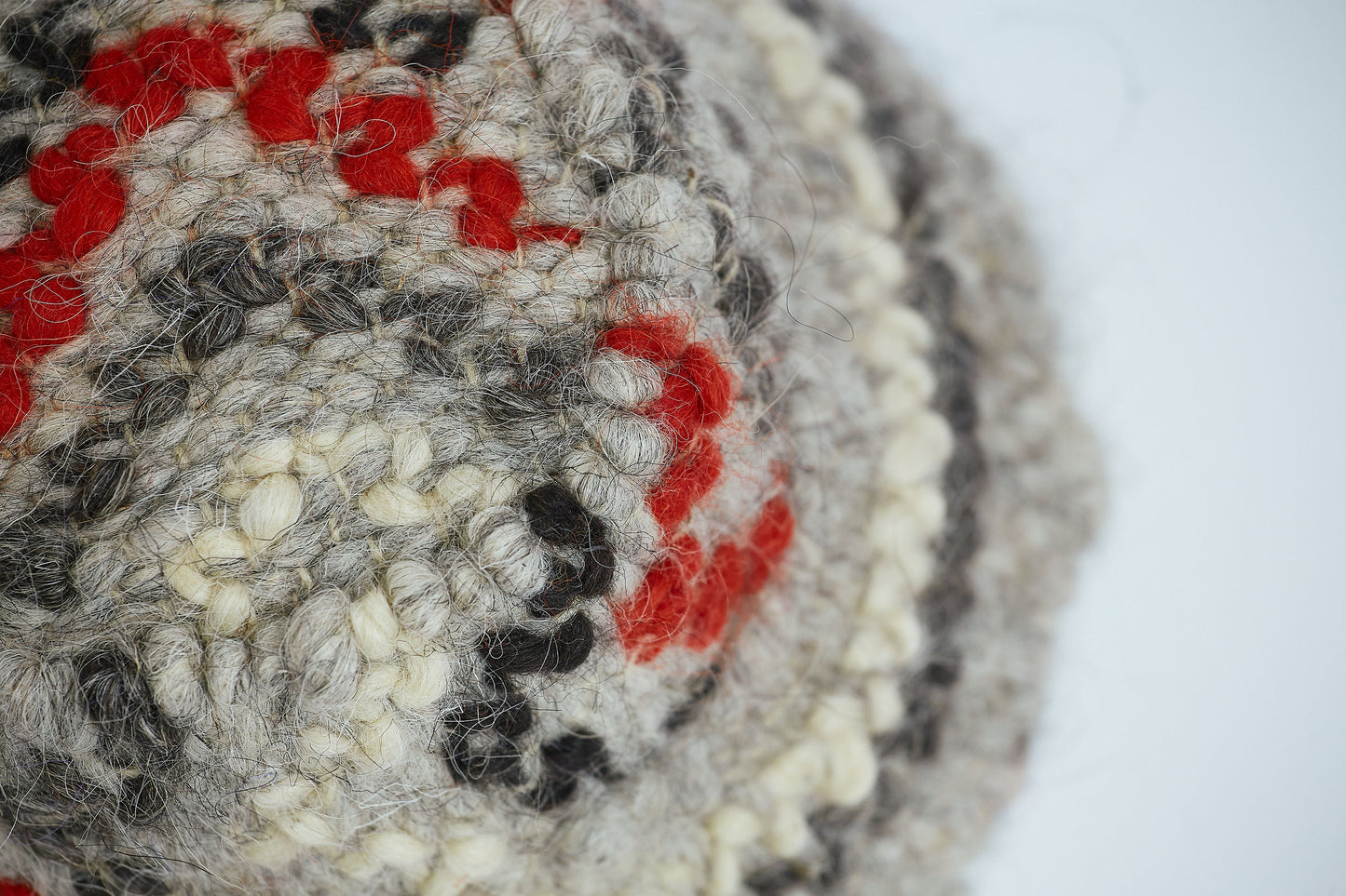 Red x Black x Grey Wool Bucket Hat