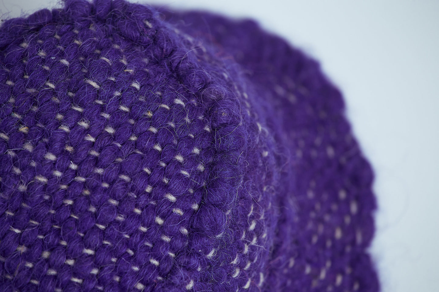 Violet wool panama