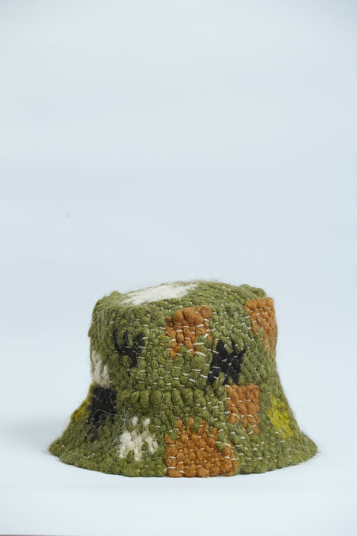 Khaki Wool Bucket Hat