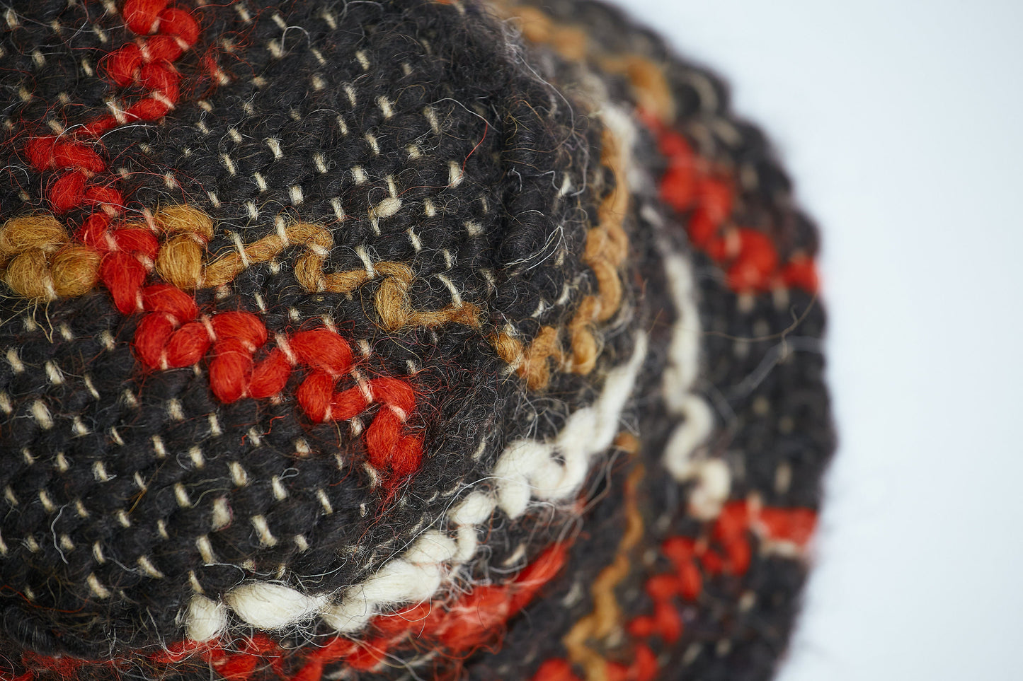 Red x White x Gold x Black Wool Bucket Hat