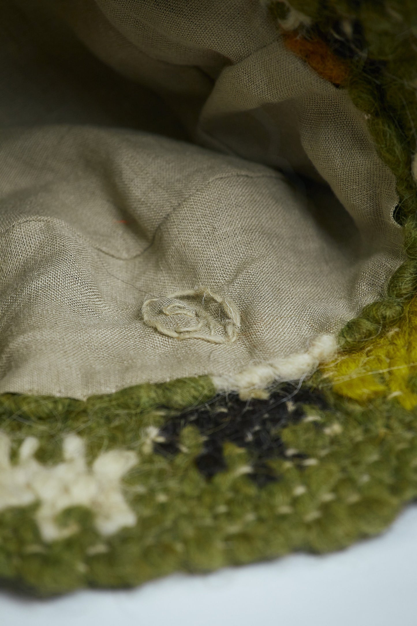 Khaki Wool Bucket Hat