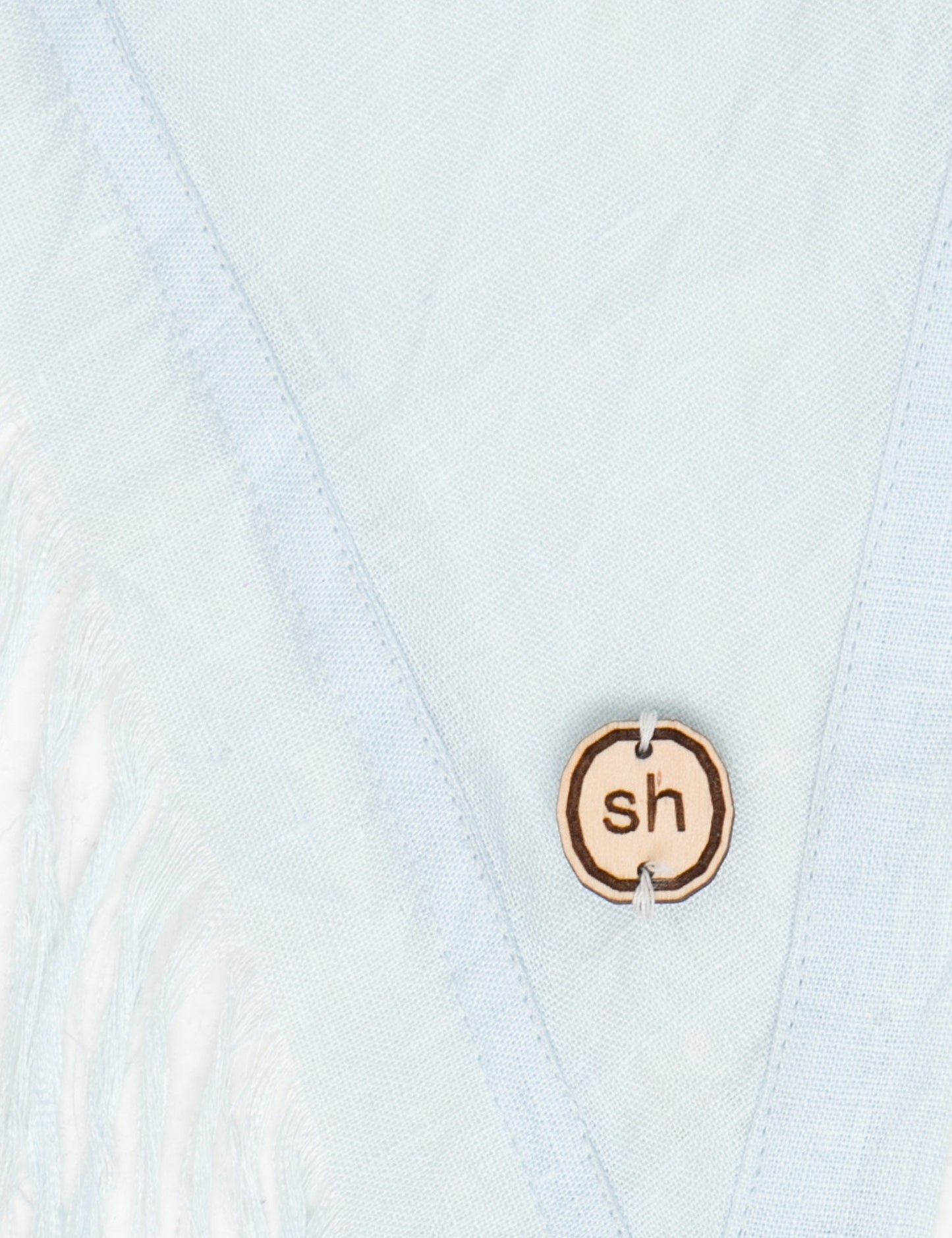 Blue Linen Kerchief