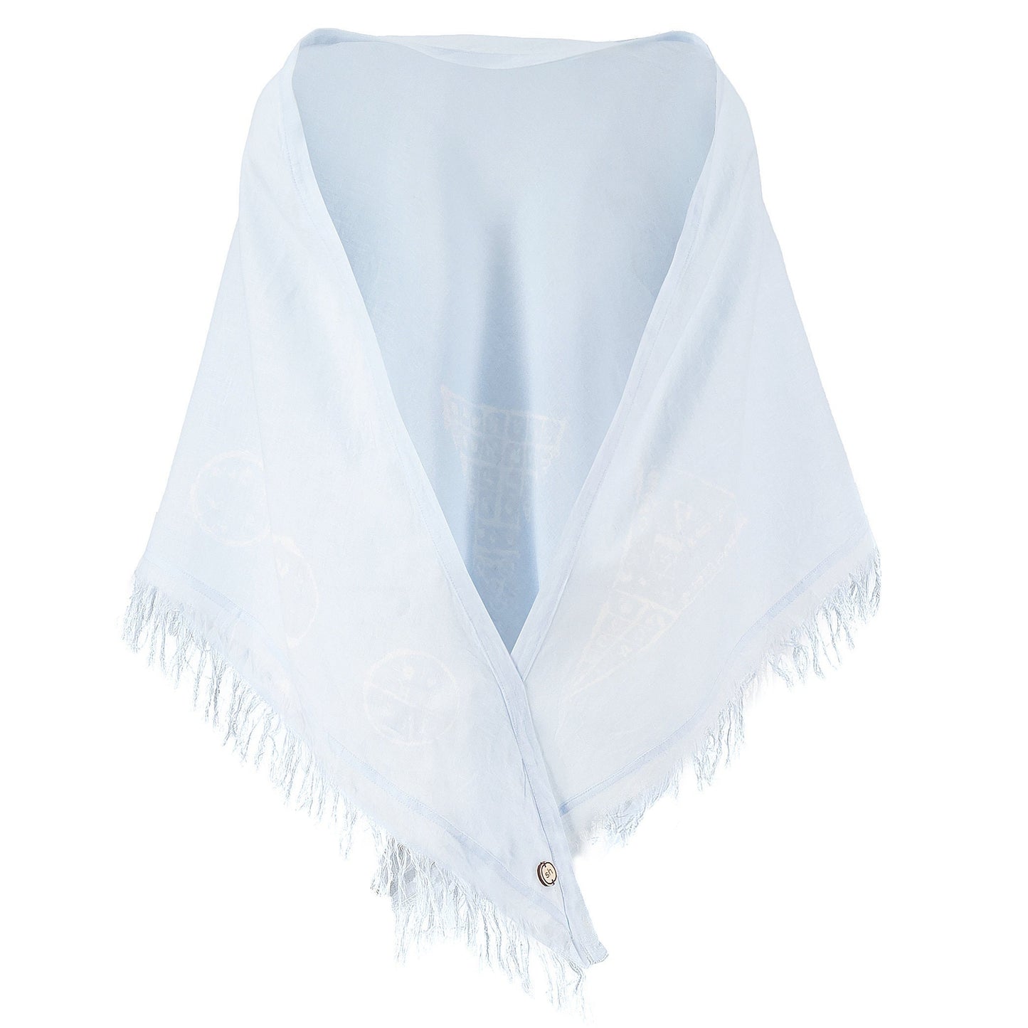 Blue Linen Kerchief