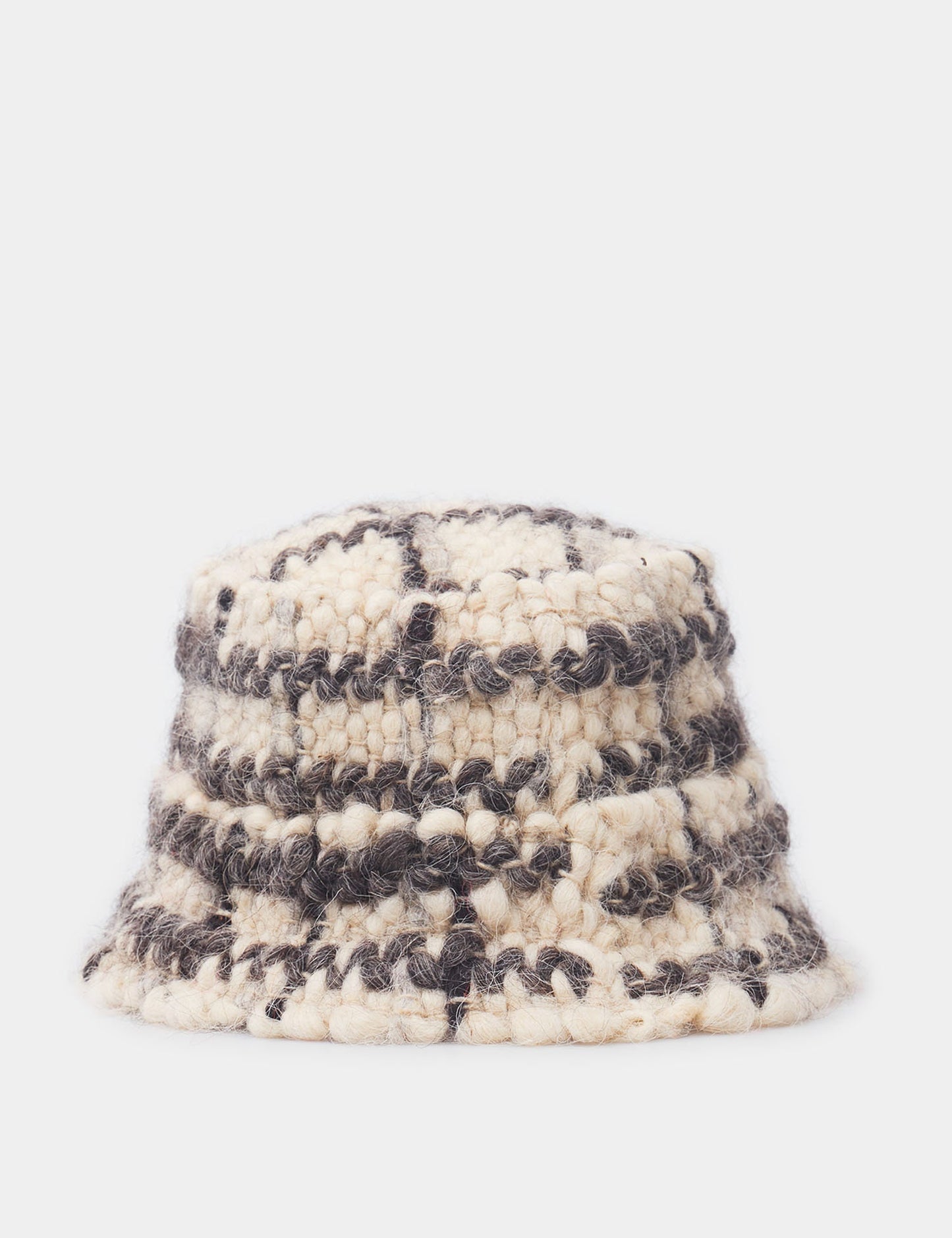 Plaid Wool Bucket Hat