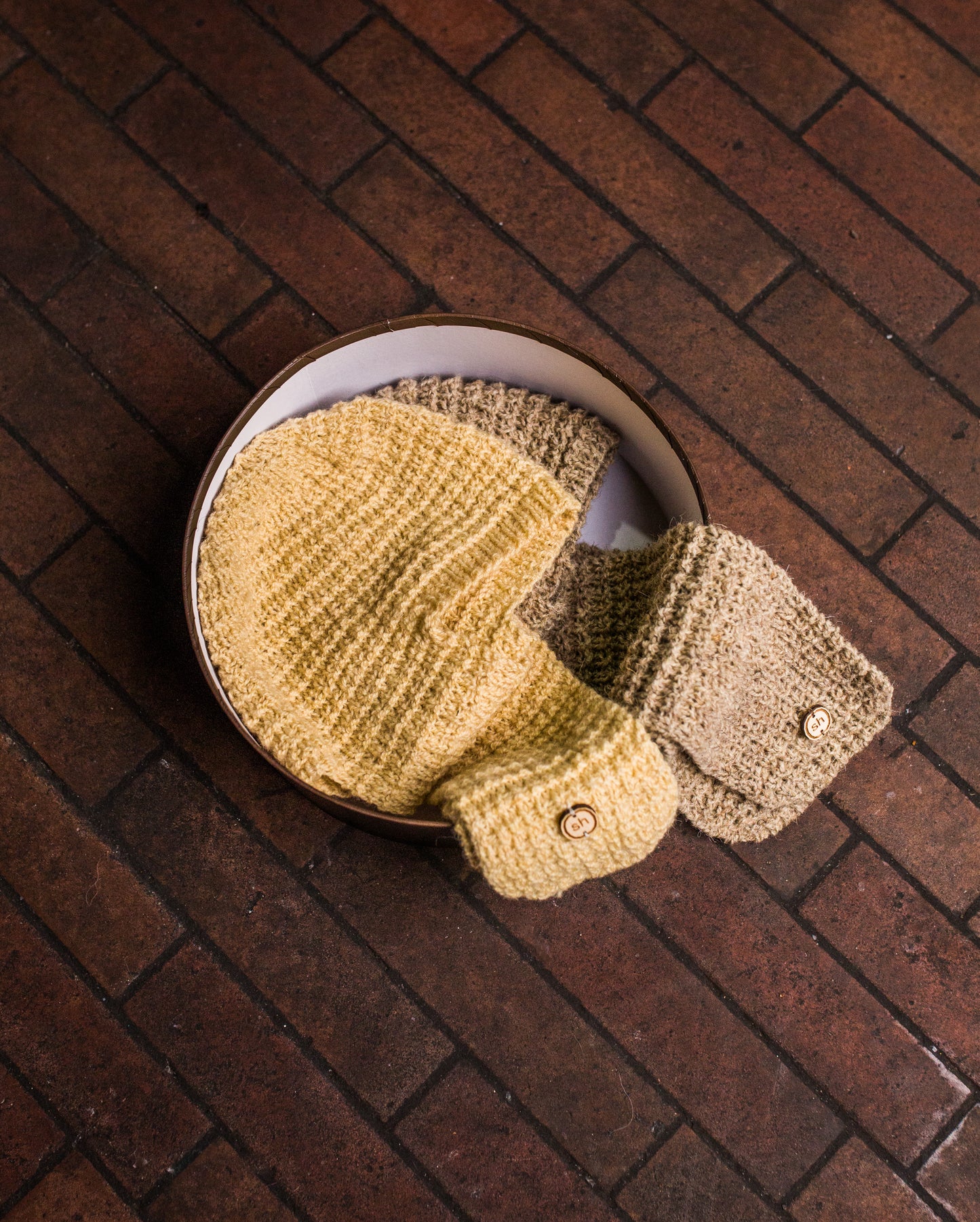 Beige Wool Hat