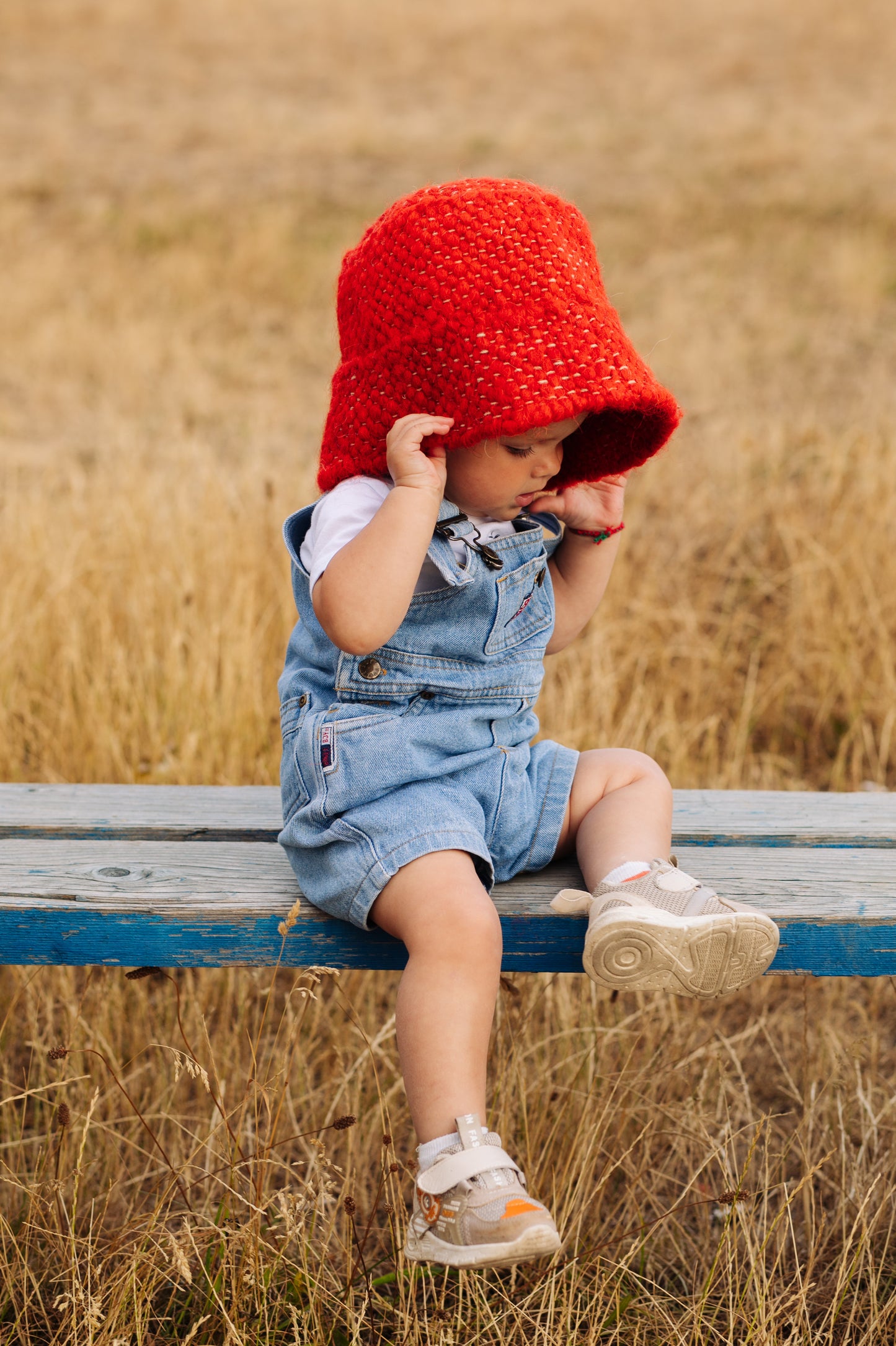 Light Red Wool Bucket Hat