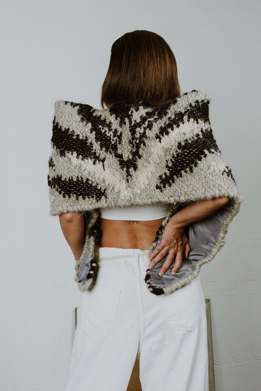 Grey wings cape