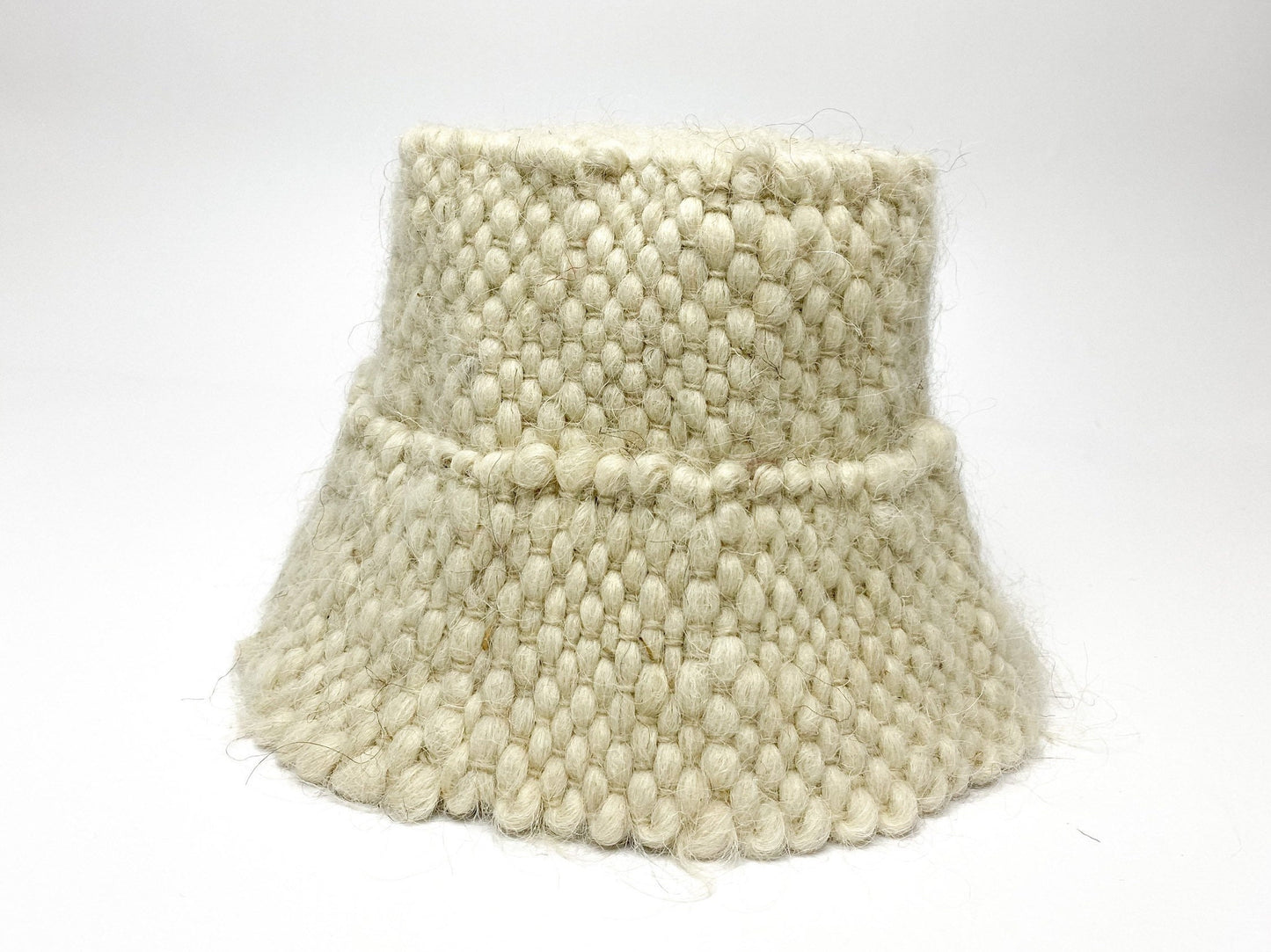 White wool hat