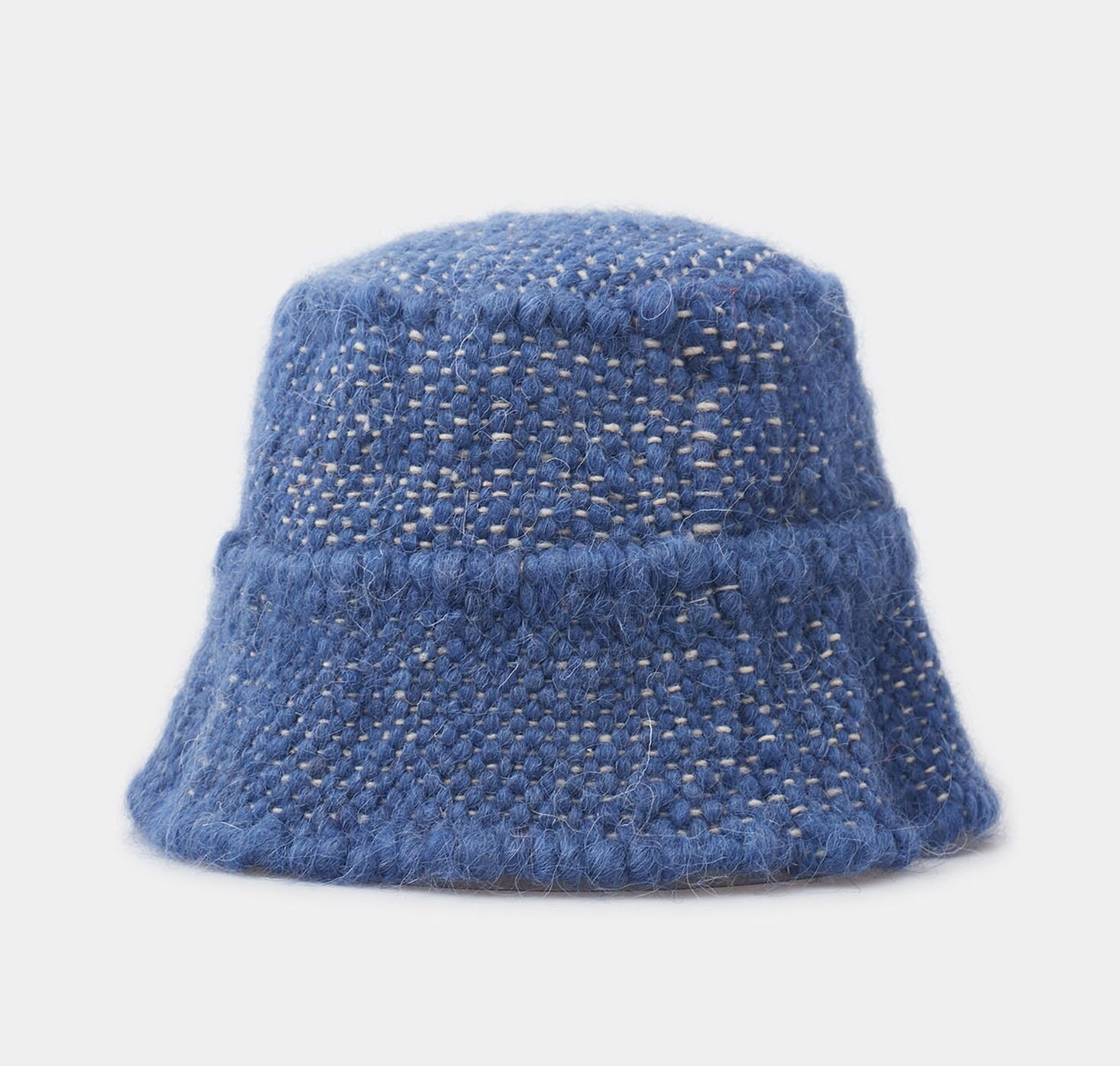 Blue Wool Bucket Hat