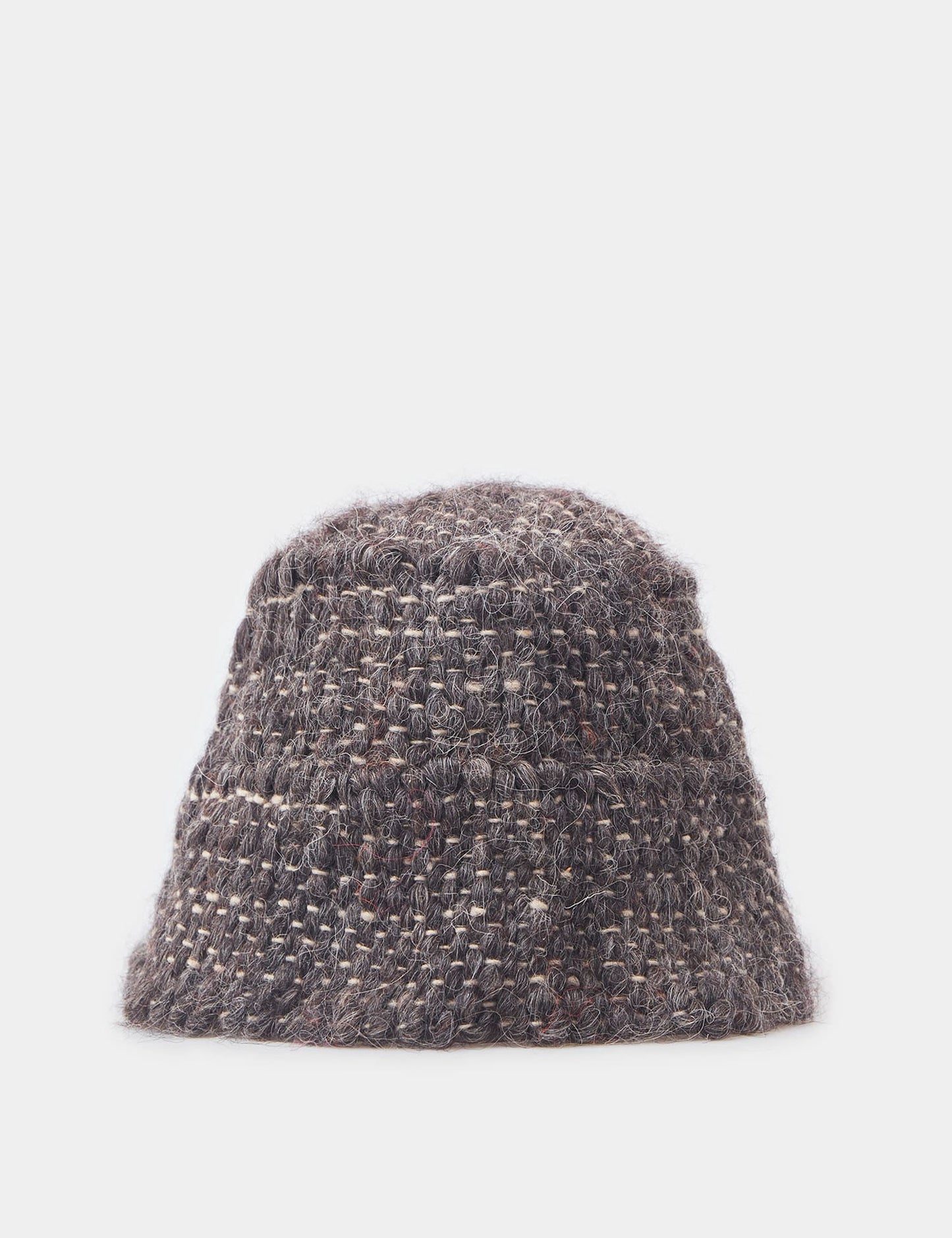 Dark Grey Wool Bucket Hat