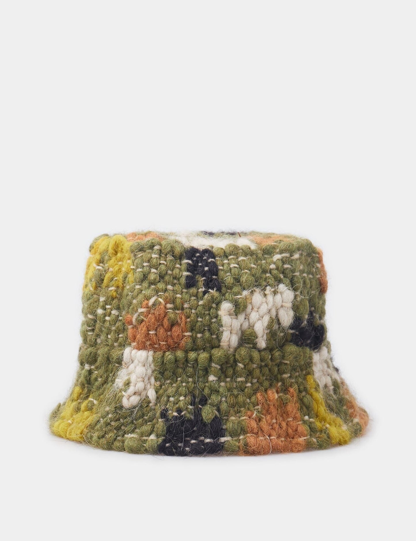 Khaki Wool Bucket Hat
