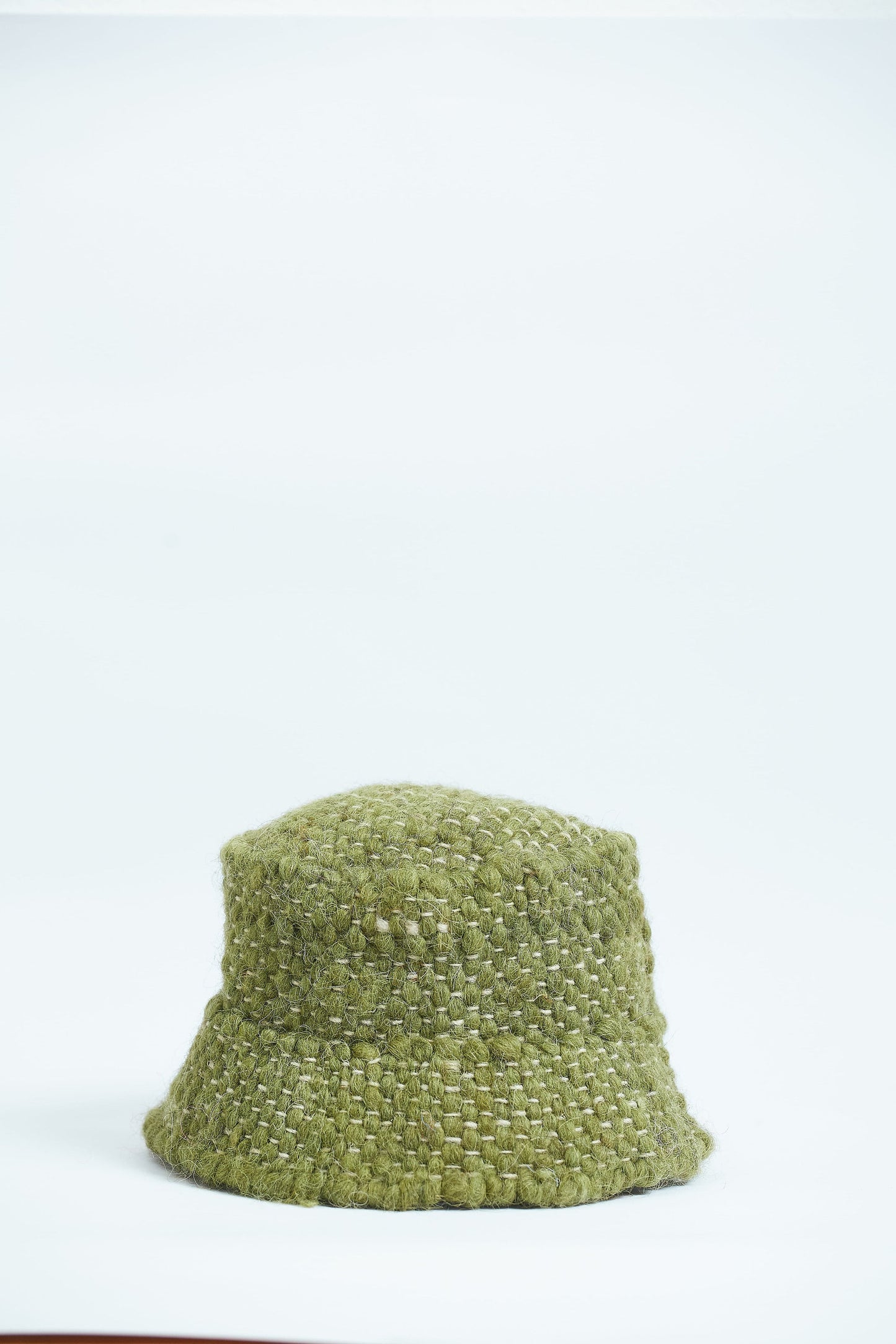 Green Wool Bucket Hat